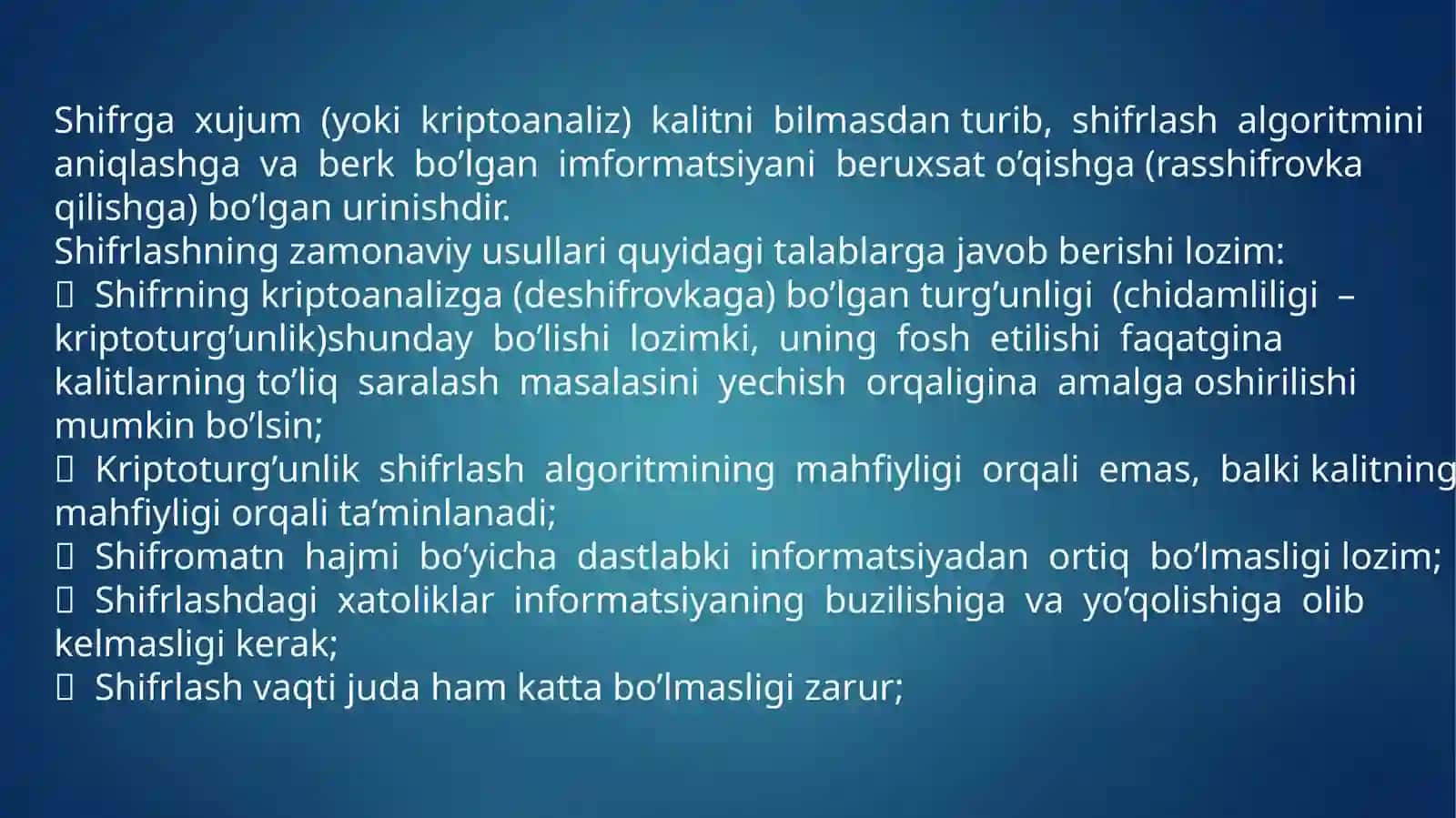Elektron tijoratda malumotlar xavfsizligini ta’minlash 4