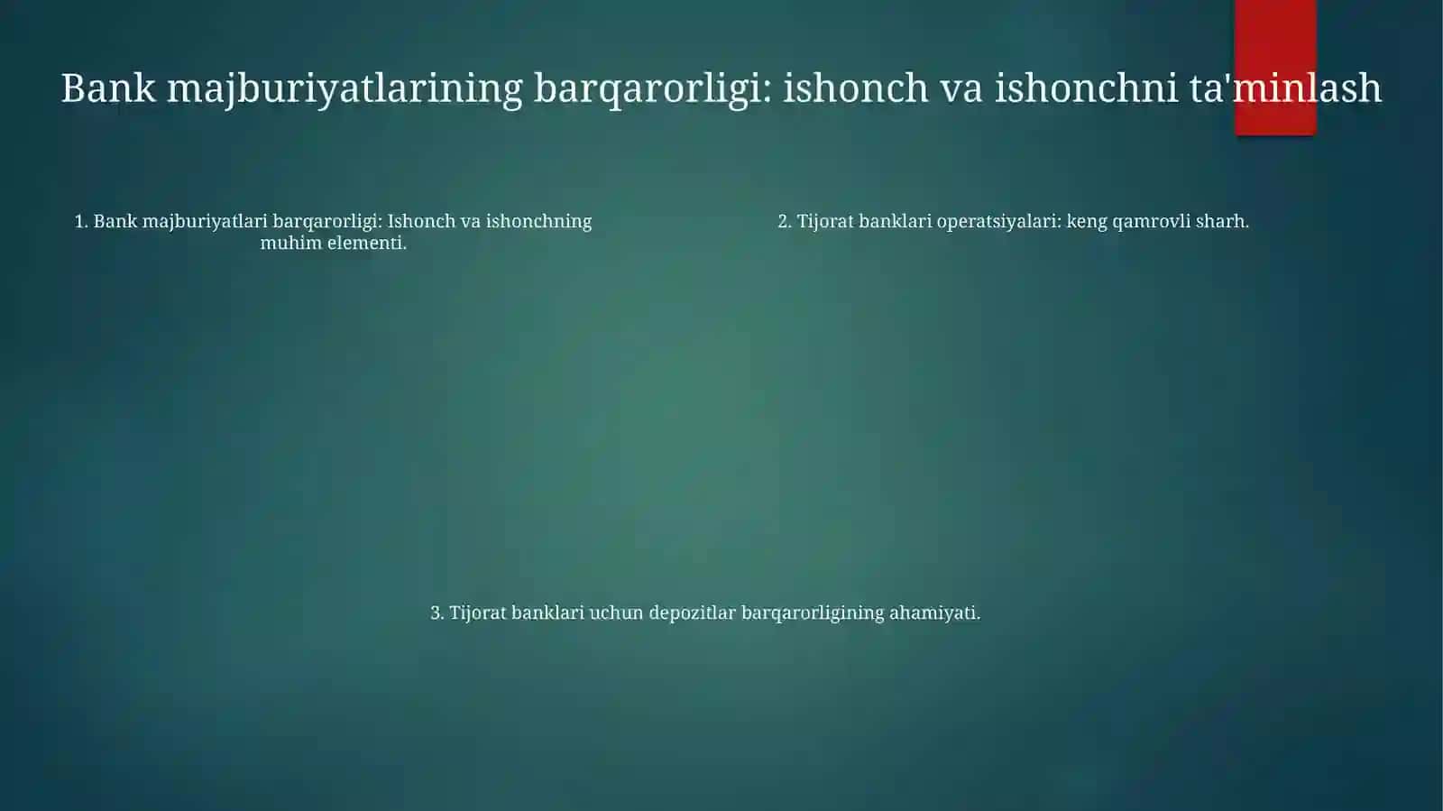 Tijorat Banklarining Operatsiyalari 4