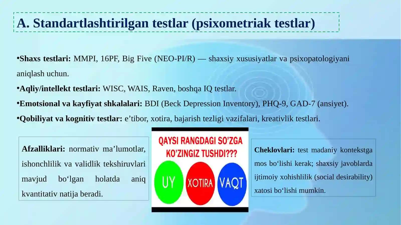 Psixologiyada shaxs diagnostikasida zamonaviy texnologiyalar va mobil ilovalardan foydalanish 4