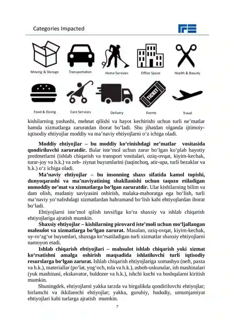 Iqtisodiyot va uning bosh masalasi. 4