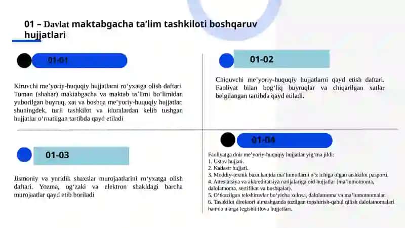 MAKTABGACHA TA’LIM TASHKILOTI NING HUJJATLARI 4