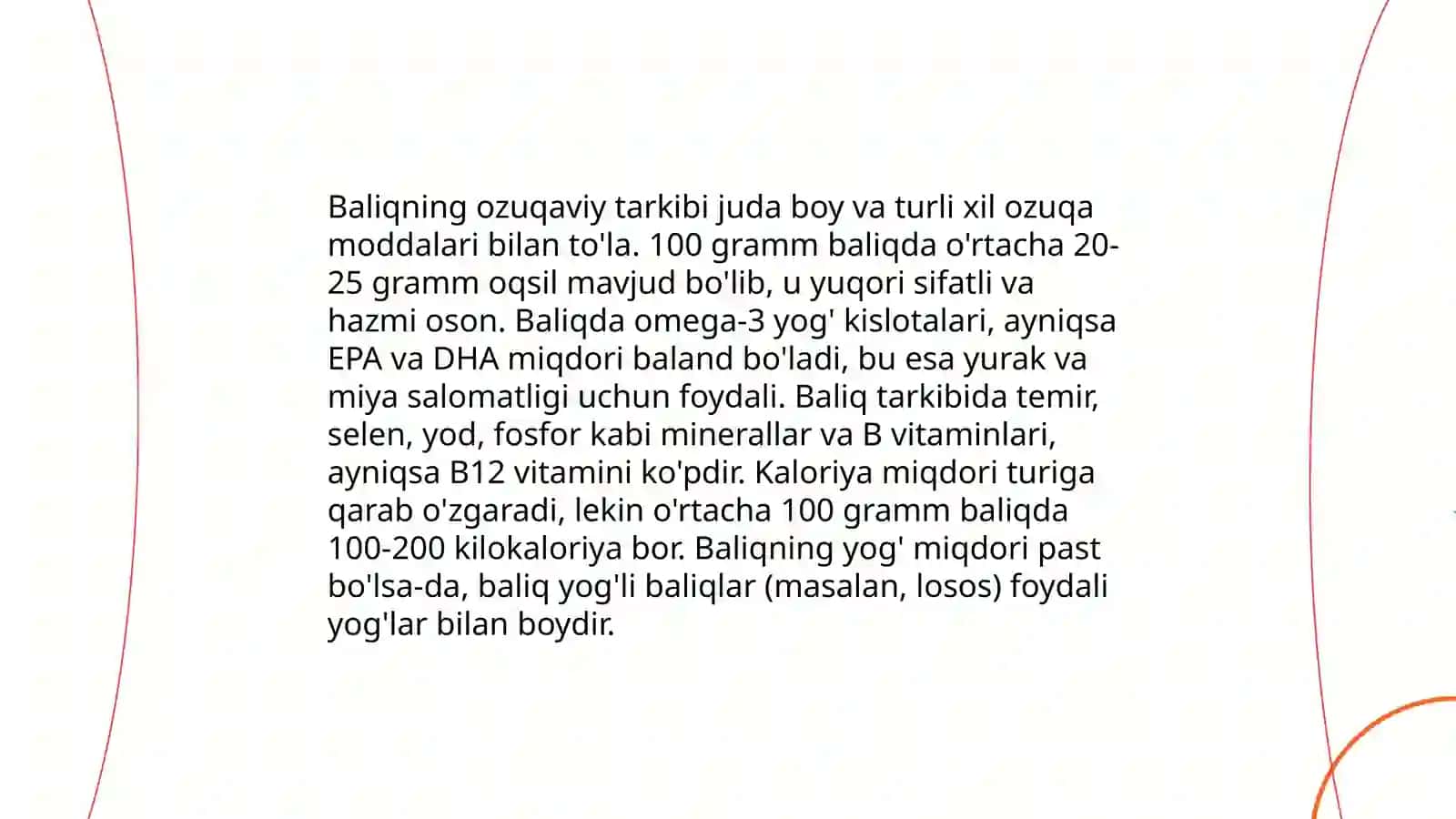 Go’sht va baliq mahsulotlarining ozuqaviy qiymati 4