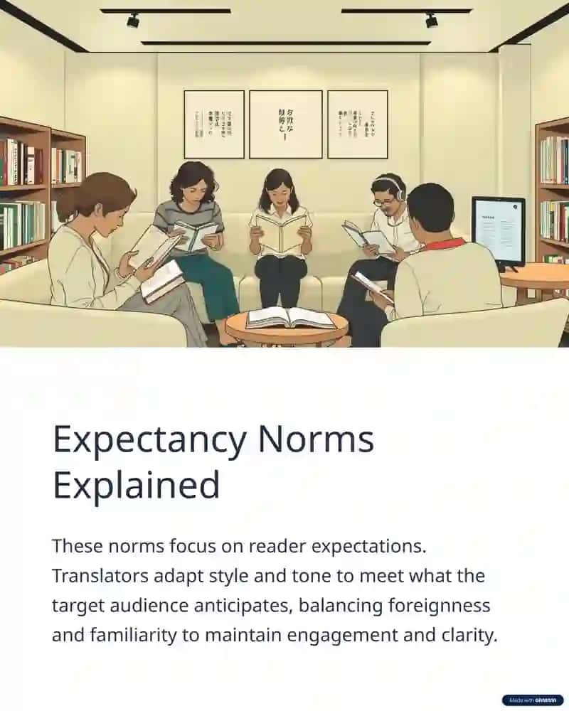 Chesterman's Translation Norms 4