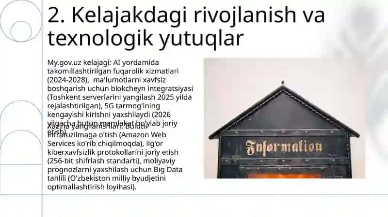 My.gov.uz va gʻaznachilikda axborot komplekslari va texnologiyalari 4