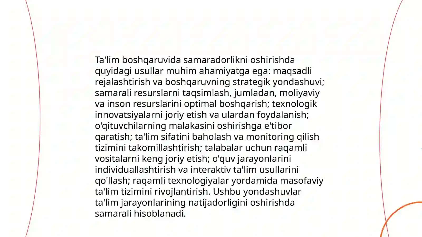 Boshlang'ich ta'lim boshqaruvi tushunchalari 4