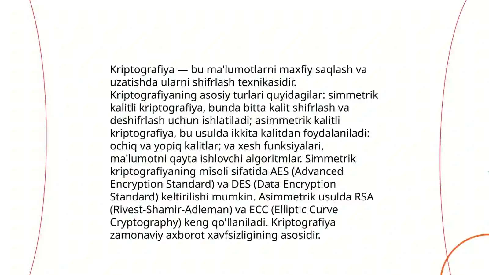 Axborot kommunikatsiya tizimlarida axborot xavfsizligi 4