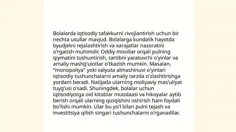 Maktabgacha taʼlim muassasalarida iqtisodiy tarbiyani tashkil etish 4