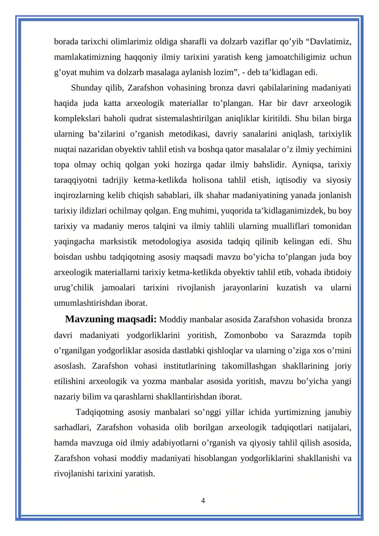Zarafshon vohasining bronza davri yodgorliklari 4