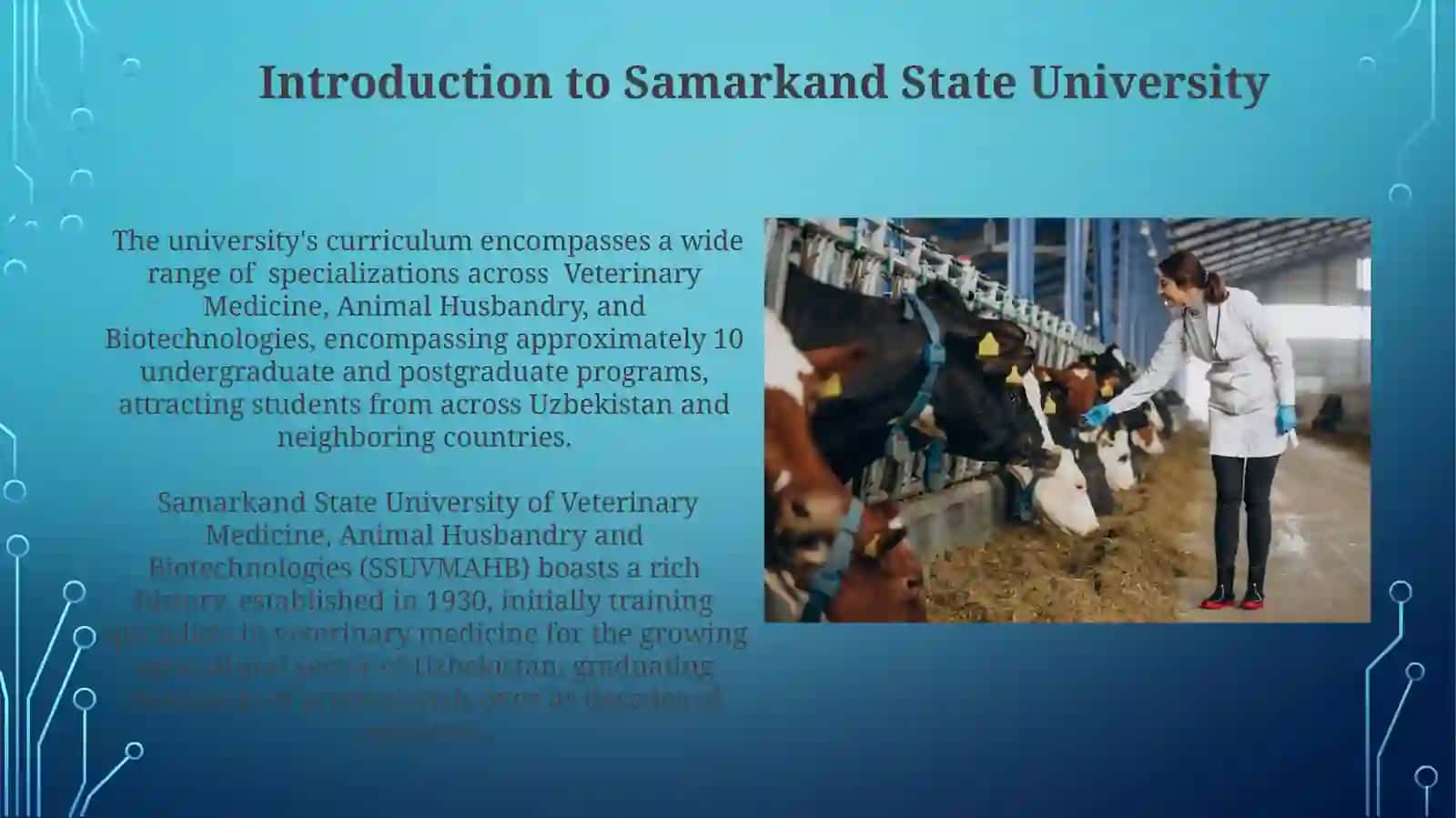 Davlat veterinariya va biotexnologiyalar universiteti 4