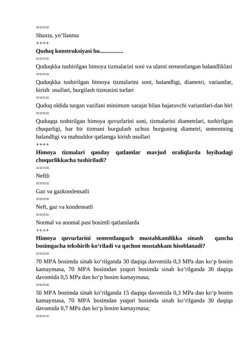 Gaz qazib chiqarish, Neft va gaz quduqlarini sinash, O‘zbekneftgaz, Gaz koni, Neft koni, Neft mustaqilligi 4