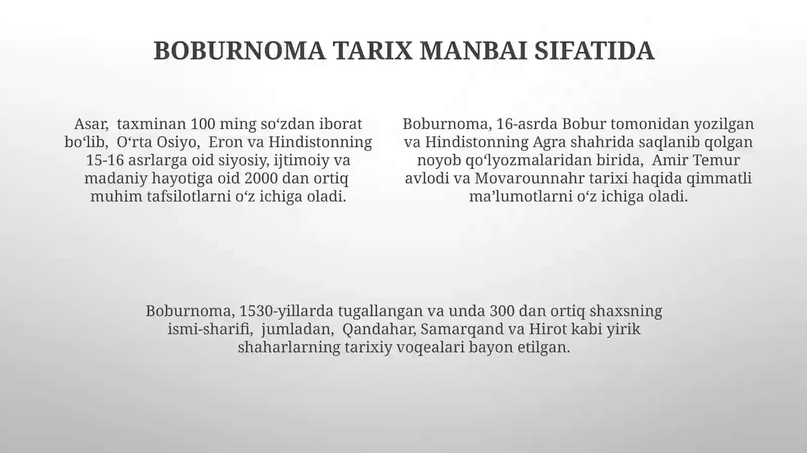 Boburnomaasari 4