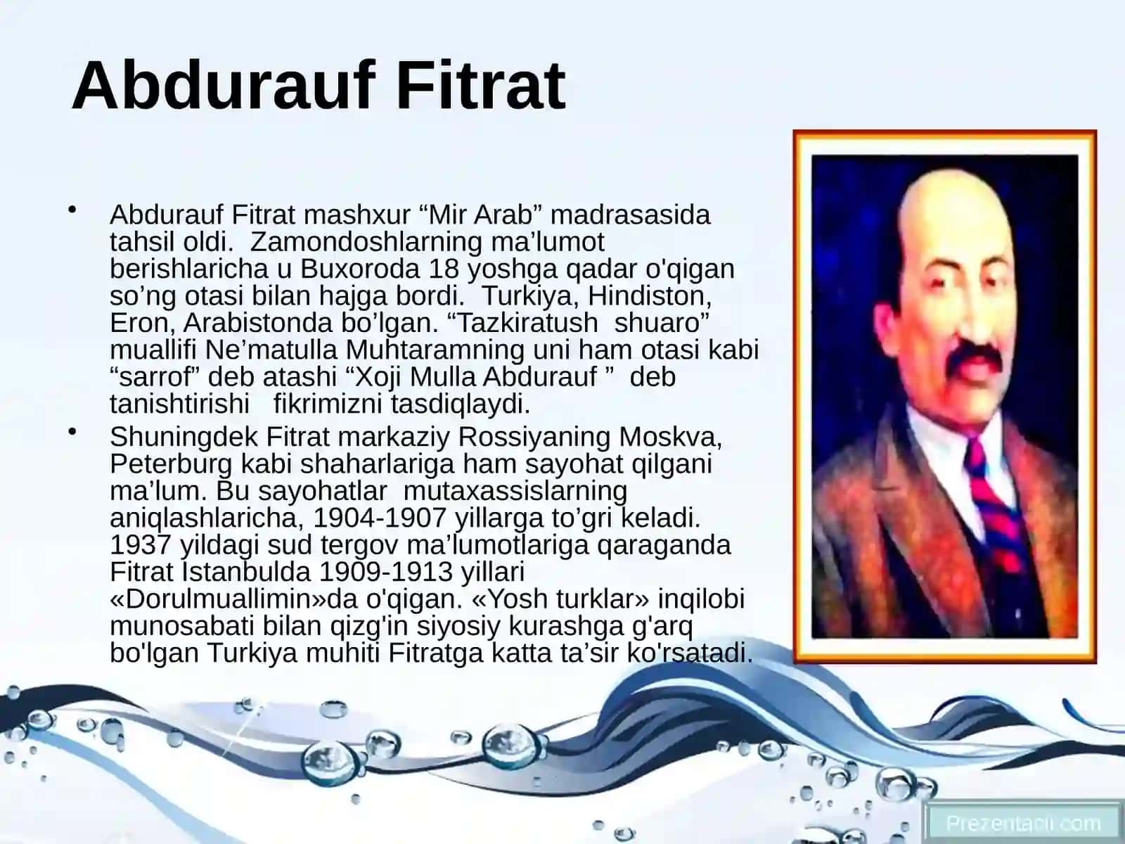 Abdurauf Fitrat hayoti va ijodi 4
