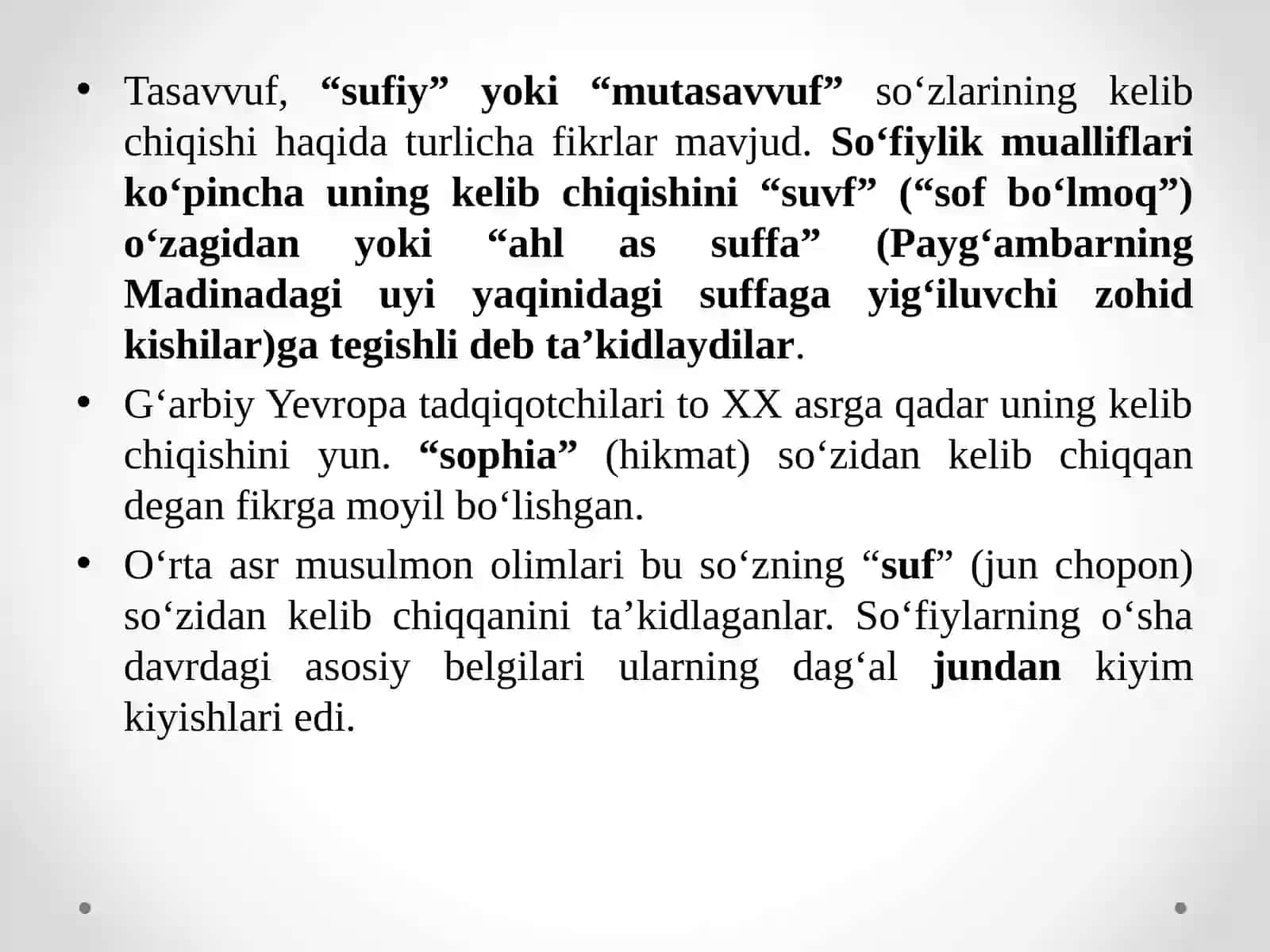 Tasavvuf taʼlimotining Sharqmadaniyatigata’siri 4