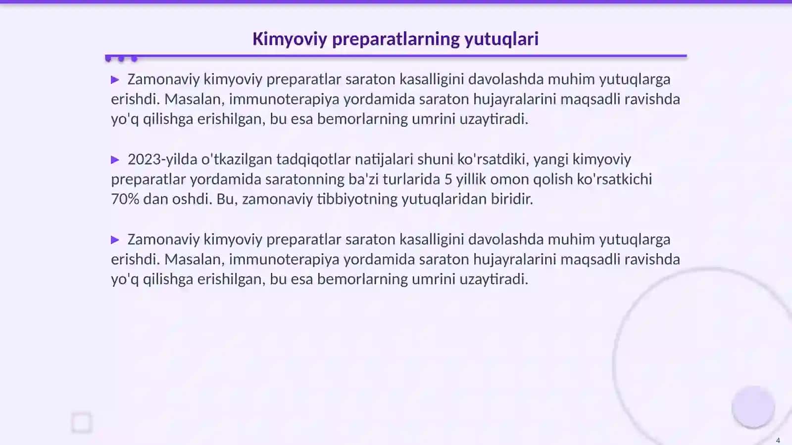 Zamonaviy kimyoviy preparatlar yutuq va kamchiliklar 4