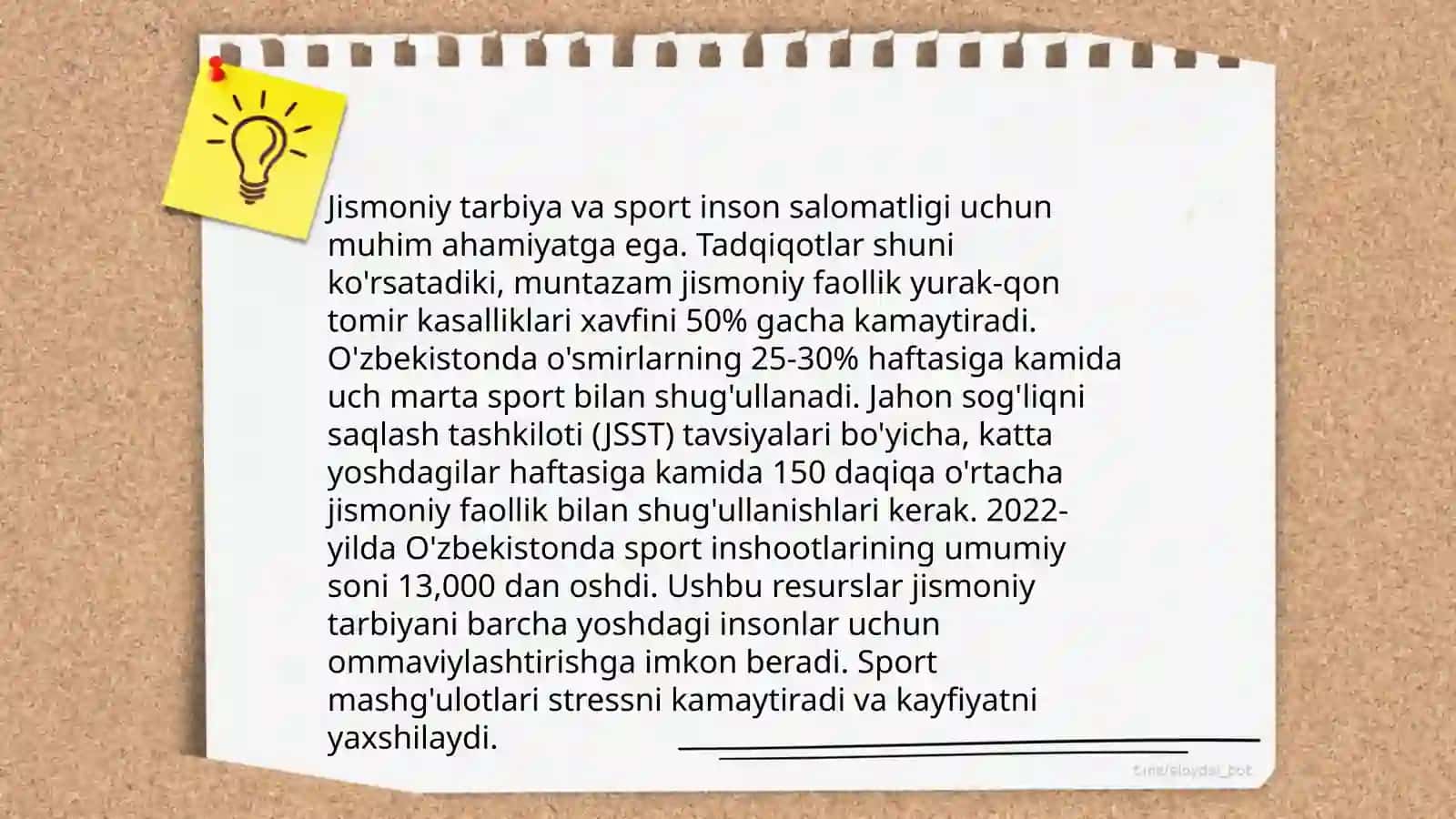 O’quvchi yoshlar o’rtasida sog’lom turmush tarzini shakllantirishning samarali usullari 4
