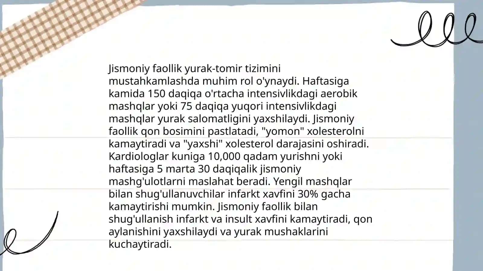 Jismoniy tarbiya mashgʻulotlarining tibbiy-biologik asoslari 4