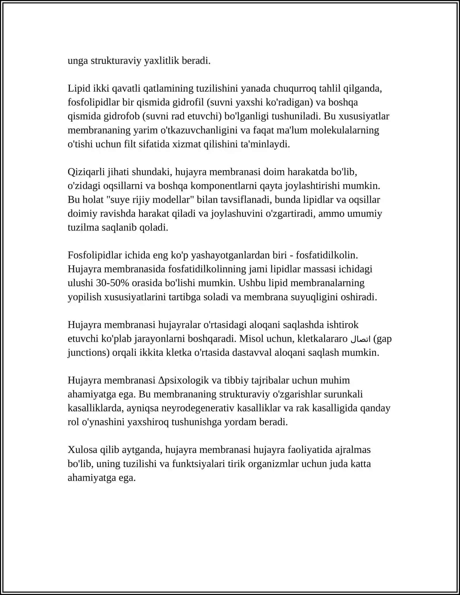 HUJAYRA VA ORGANELLALARNING MORFOLOGIK JIHATDAN TUZILMAVIY ASOSI 4
