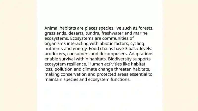 Los animales 4