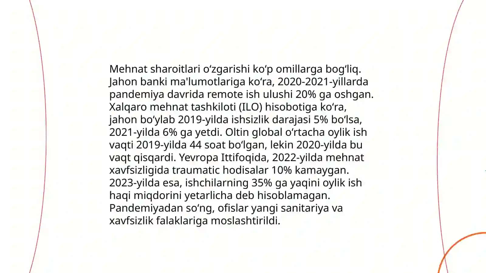 Ish vaqti oʻzgarishi 4
