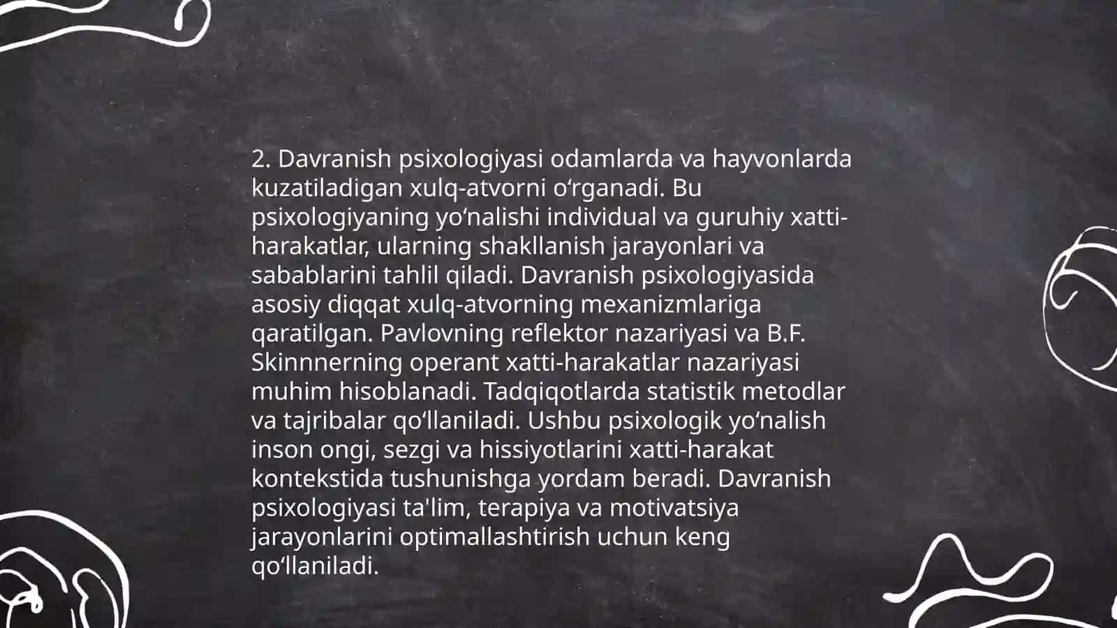 Psixologik maktablarda rivojlanish nazariyalari 4