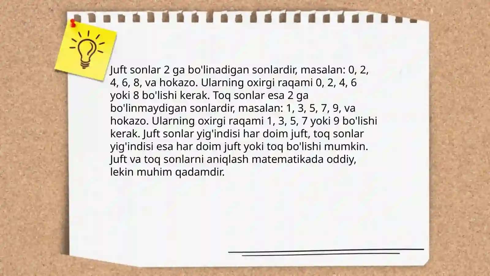 Juft va toq sonlarni oʼrgatish metodikasi 4