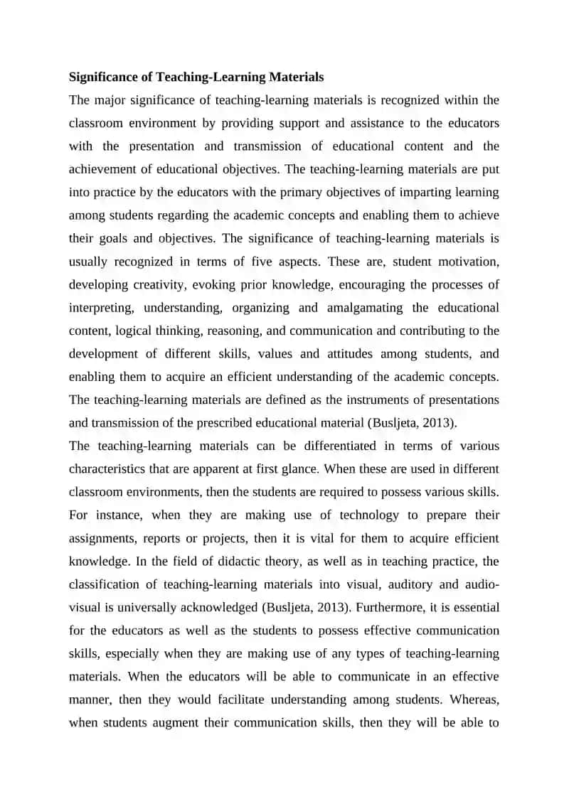 Development of Teaching-Learning Materials 4