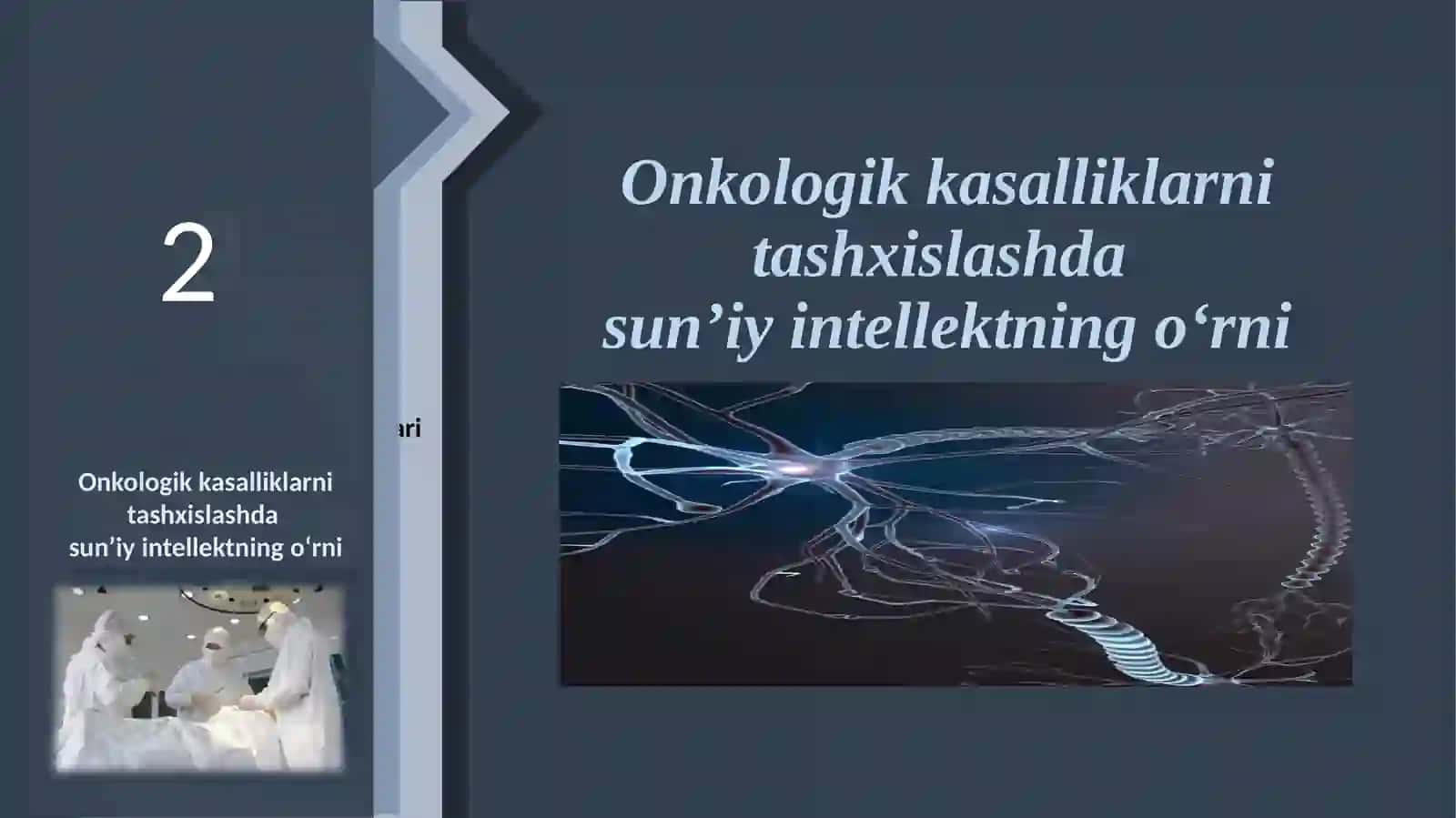 Sun‘iy intellekt asosida onkologik kasalliklarni tashxislash va davolash strategiyasi 4