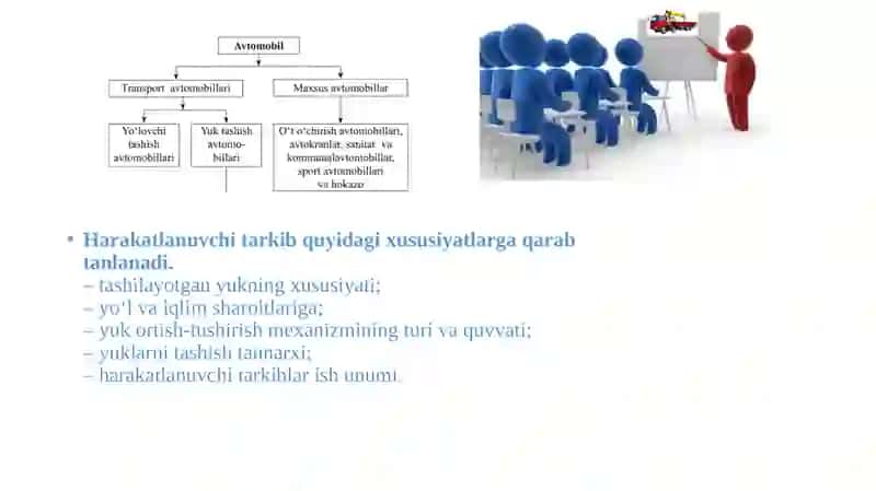 Transportturini tanlash va uslublari 4