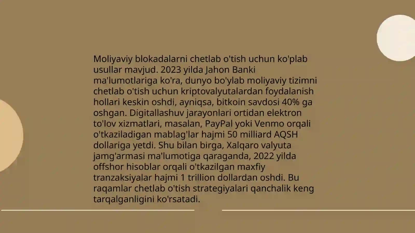 Rossiya va Ukraina harbiy majorosida banklarni jangovar qullash tajribasidan,,Muammo va ularning yechimlari,, 4