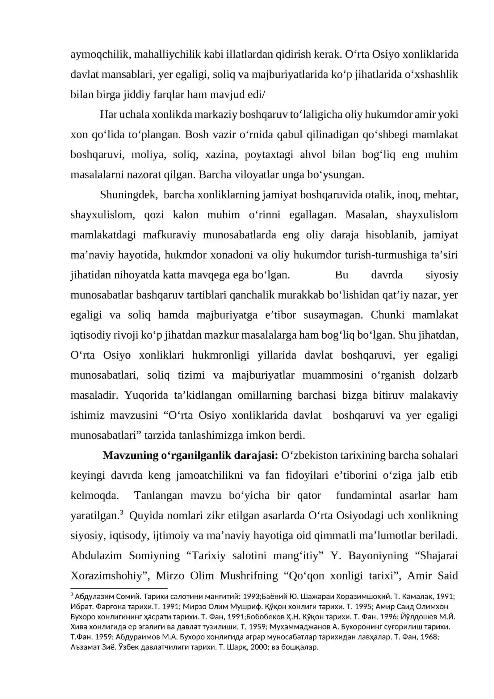 O‘rta Osiyo xonliklarida davlat boshqaruvi va yer egaligi munosabatlari 4