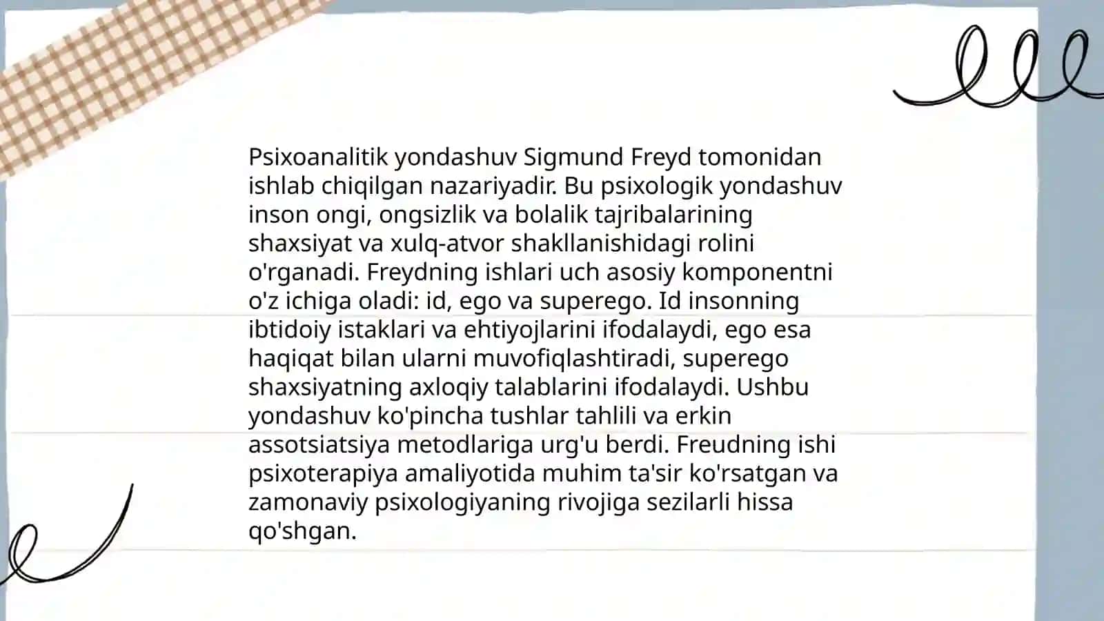 Shahsiyatning qarama qarshi nazariyalari 4