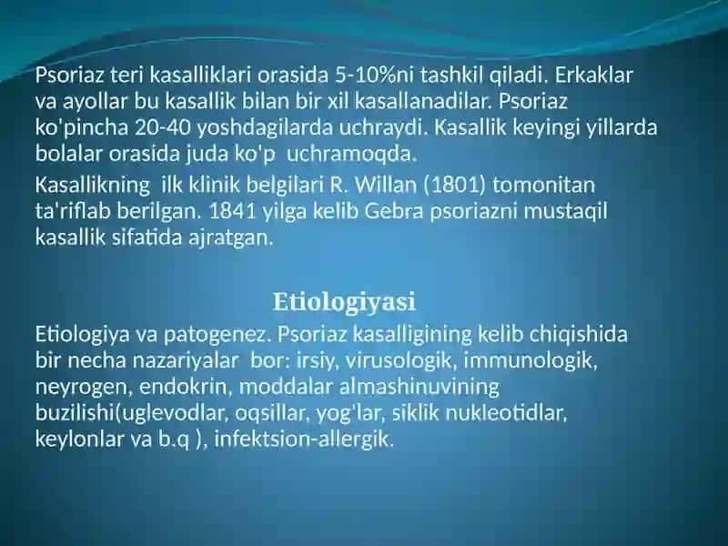 Papulyoz toshmali kasalliklar 4