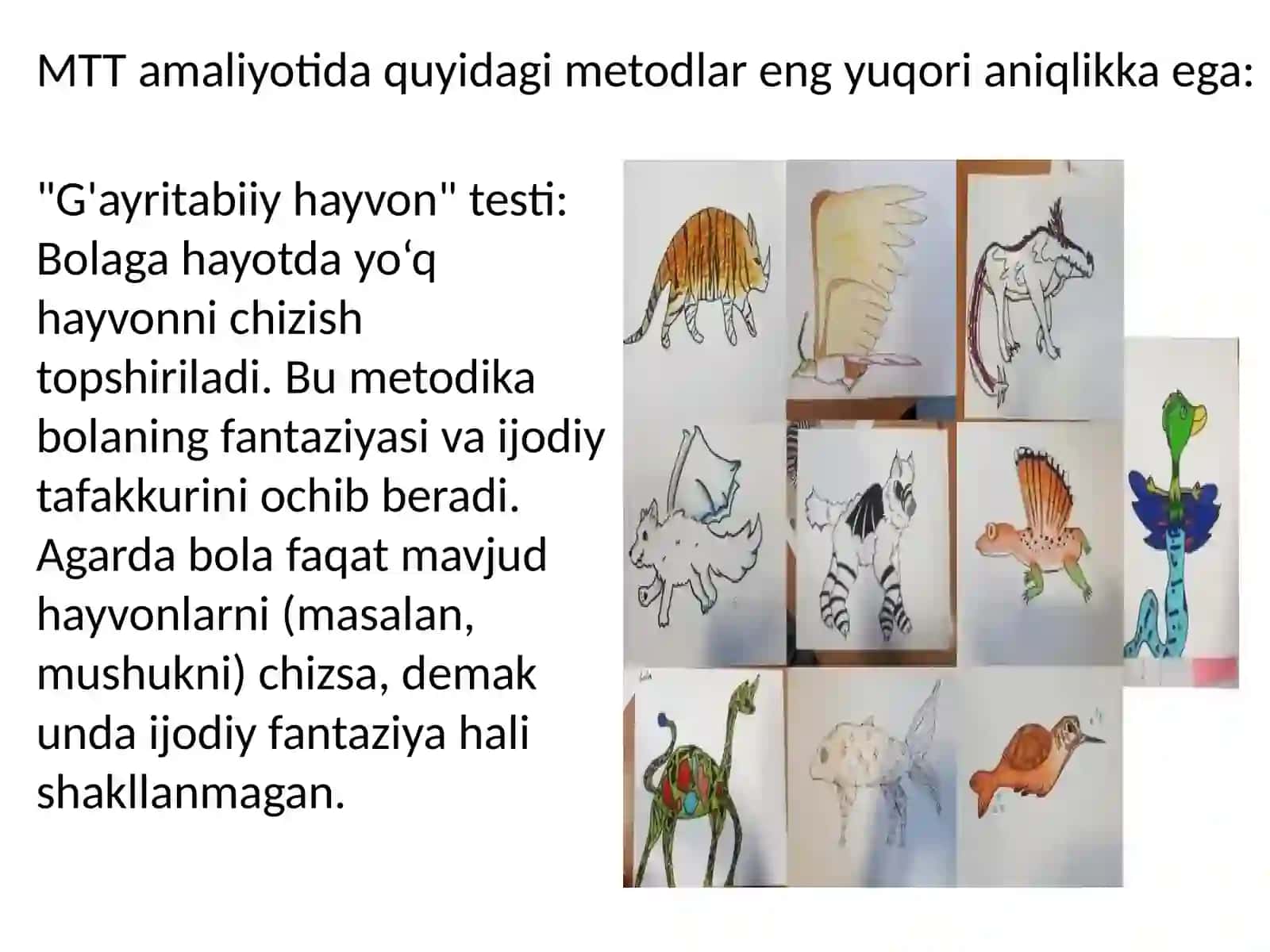 Bolalarning tasviriy qobiliyati va ijodkorligini aniqlash 4