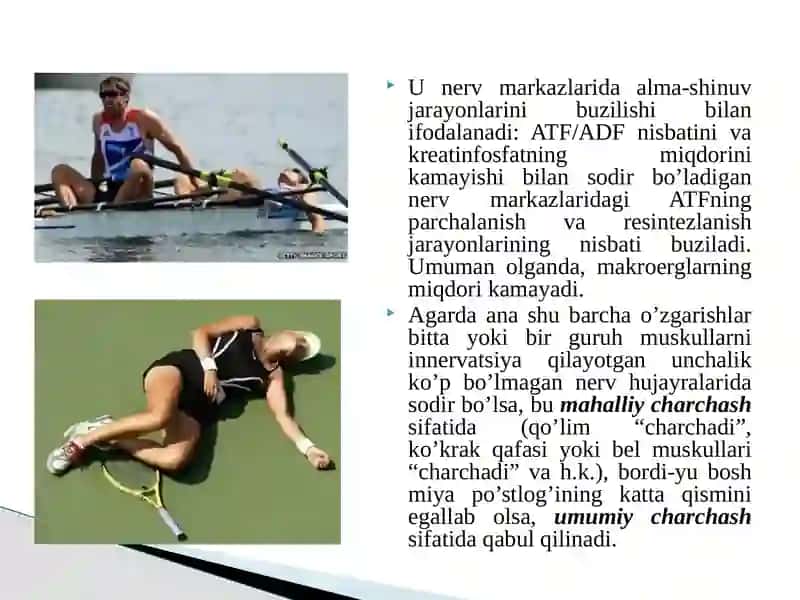 Toliqish Davri va Muskulishidan so'ng Dam Olish Davrida Sodir Bo'ladigan Biokimyoviy O'zgarishlar 4