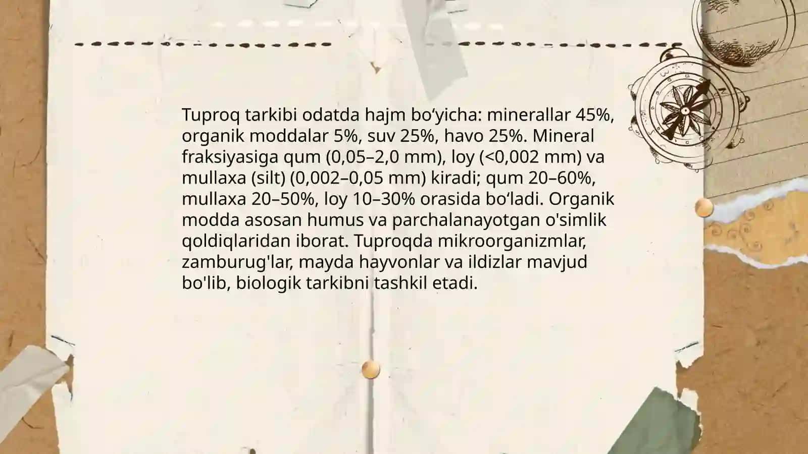 Tuproq va uning tabiiy xususiyatlari 4
