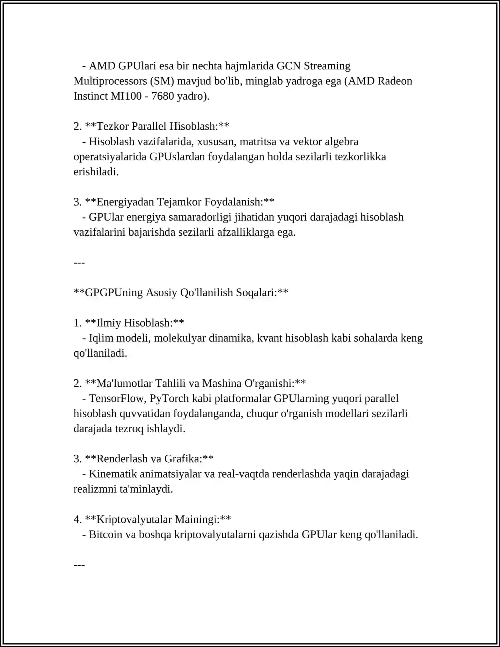 PROTSESSORLARDA QO‘LLANILADIGAN ZAMONAVIY PARALLELASHTIRISH TEXNOLOGIYALARI 4
