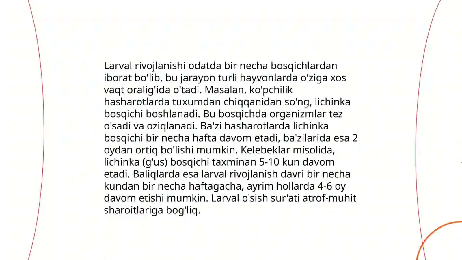 Postembrional rivojlanish 4