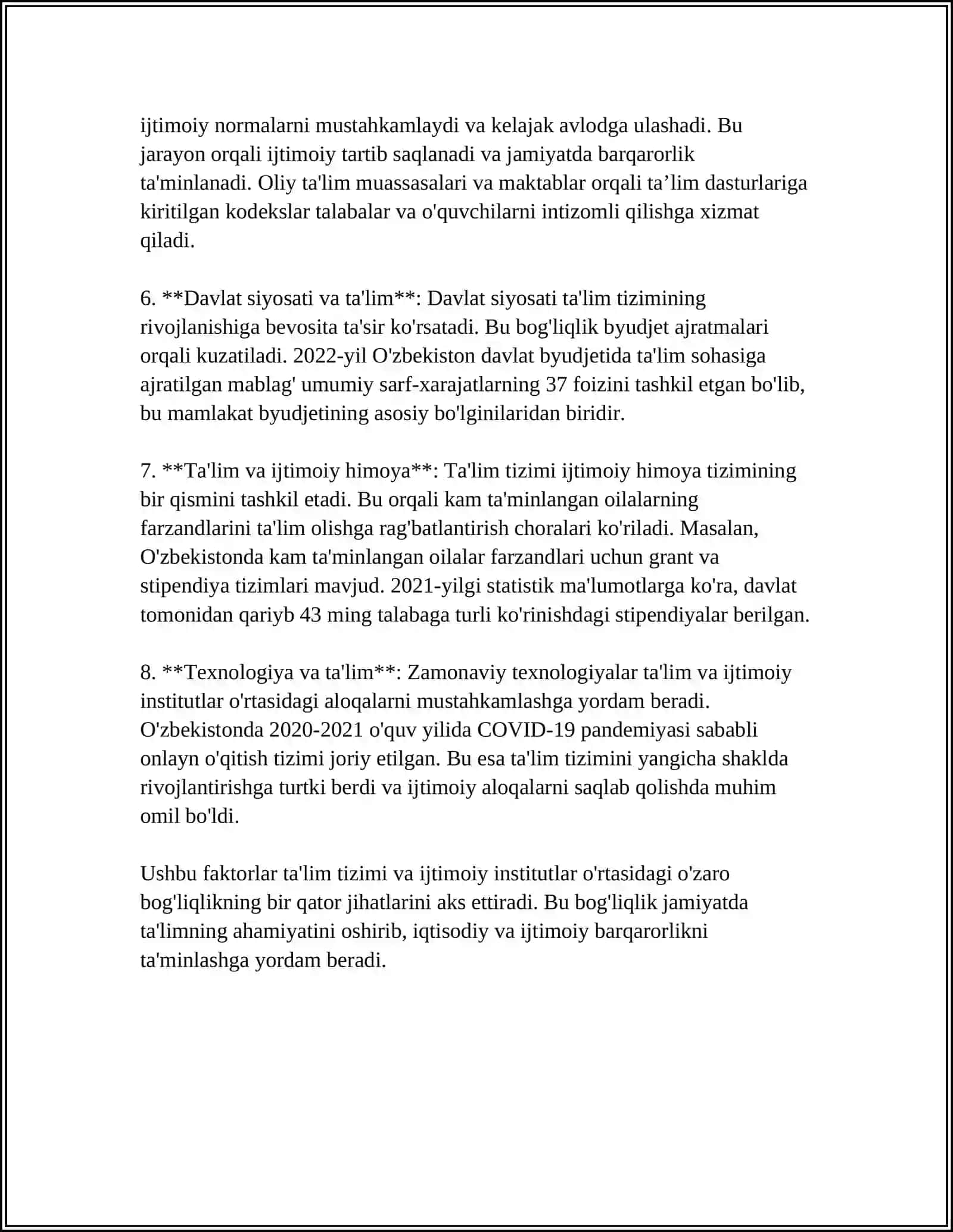 TAʼLIM TIZIMI IJTIMOIY INSTITUT SIFATIDA 4