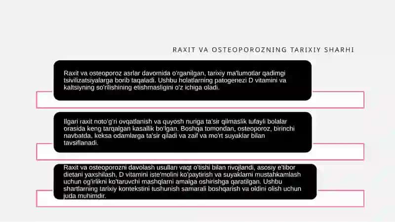 Raxit va osteoporozpatogenezivadavolashusullari 4