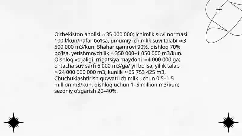 O’zbekiston sharoitida sho’r suvlani chuchuklashtirish g’oyasini yaratish 4