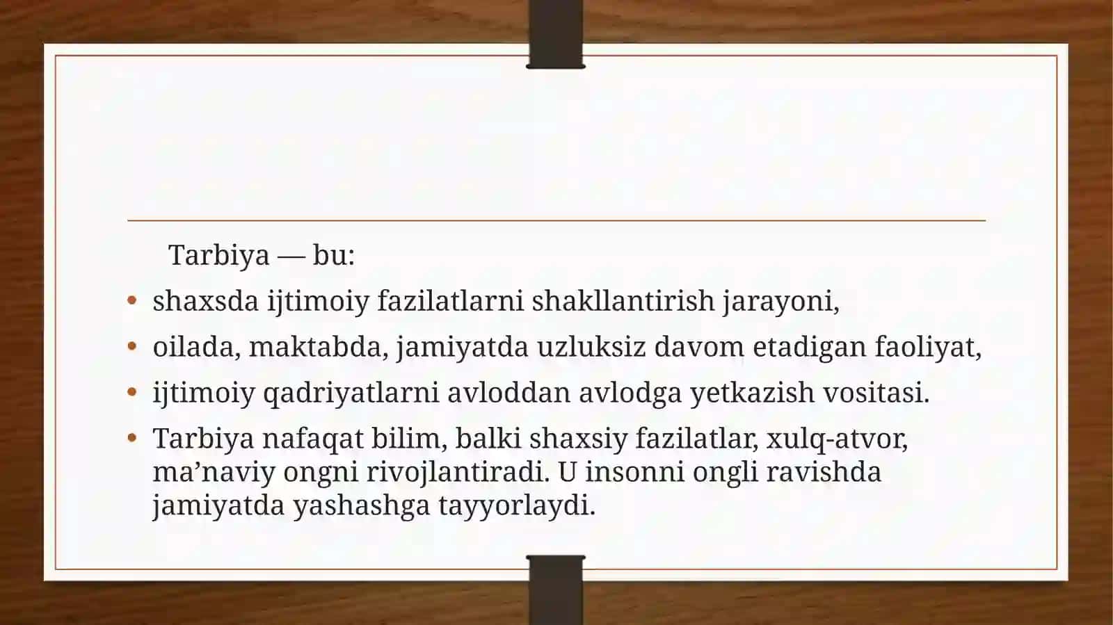 Tarbiyaning maqsadlari va vazifalari 4