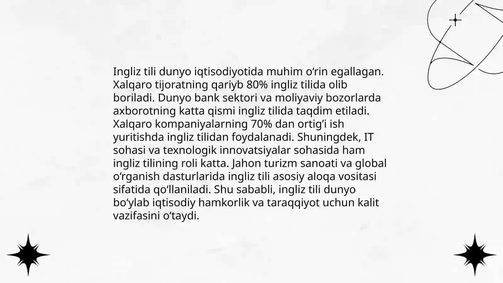 INGLIZ TILI VA DUNYO TARAQQIYOTI 4