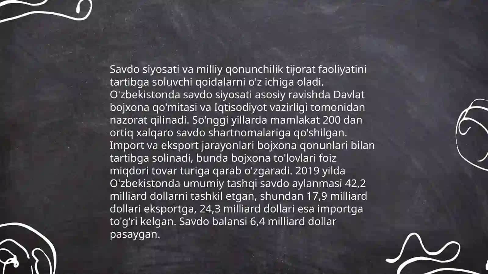 Tashqi savdoni tartibga solish va boshqarish yoʻllari 4