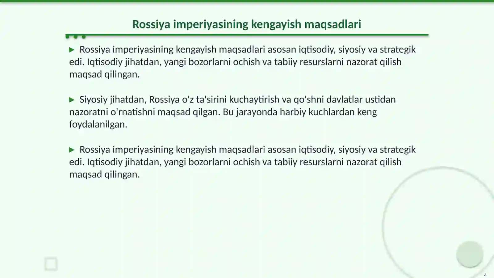 Rossiya imperiyasi tomonidan Markaziy Osiyoning bosib olinishi 4