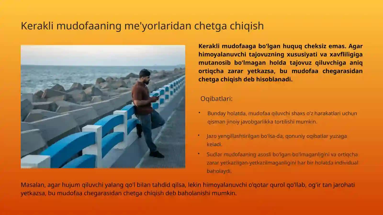 Qilmishning jinoiyligini istisno qiladigan holatlar 4
