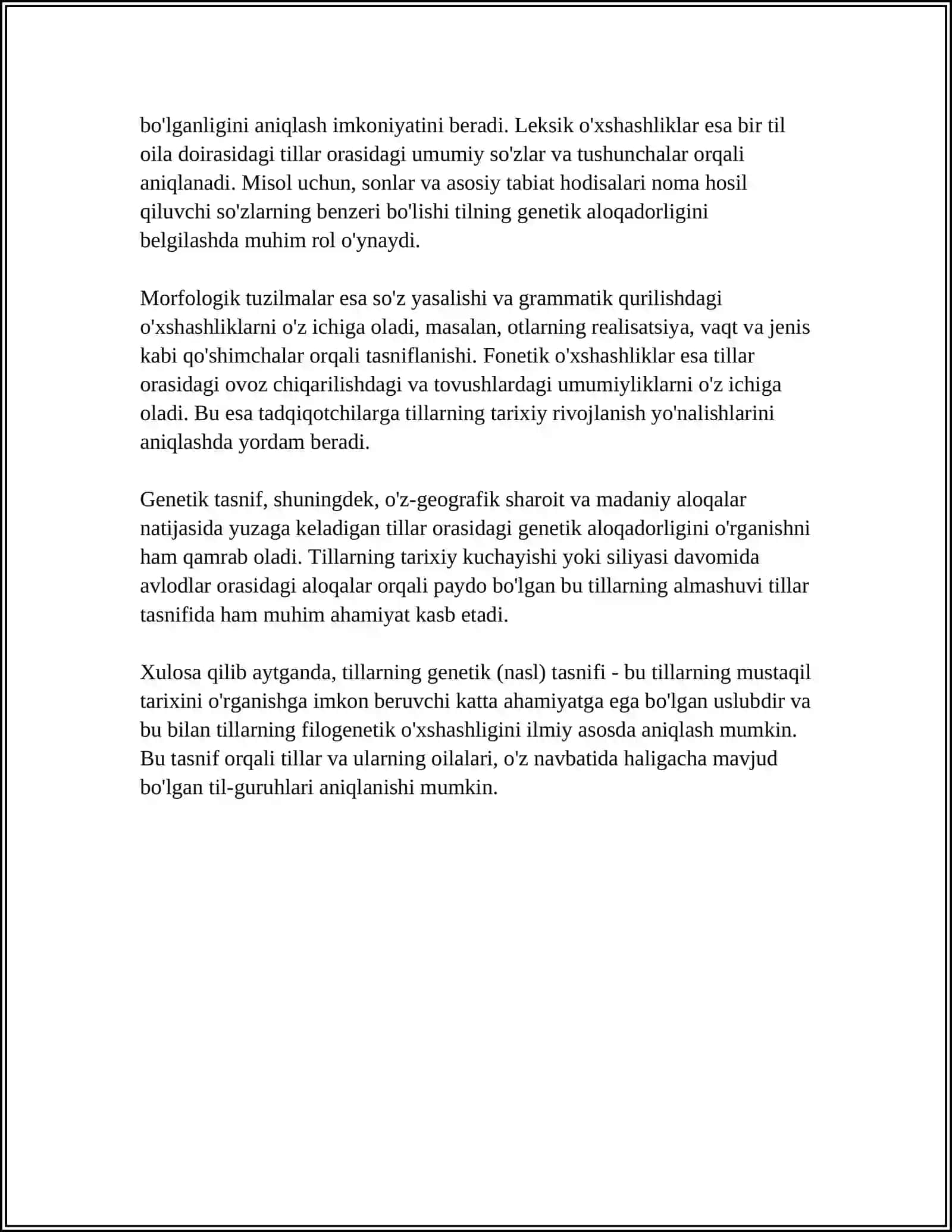 Genetik (nasl) tasnif mezonlari 4