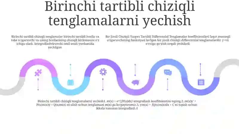 Yuqori Tartibli Differensial Tenglamalar 4