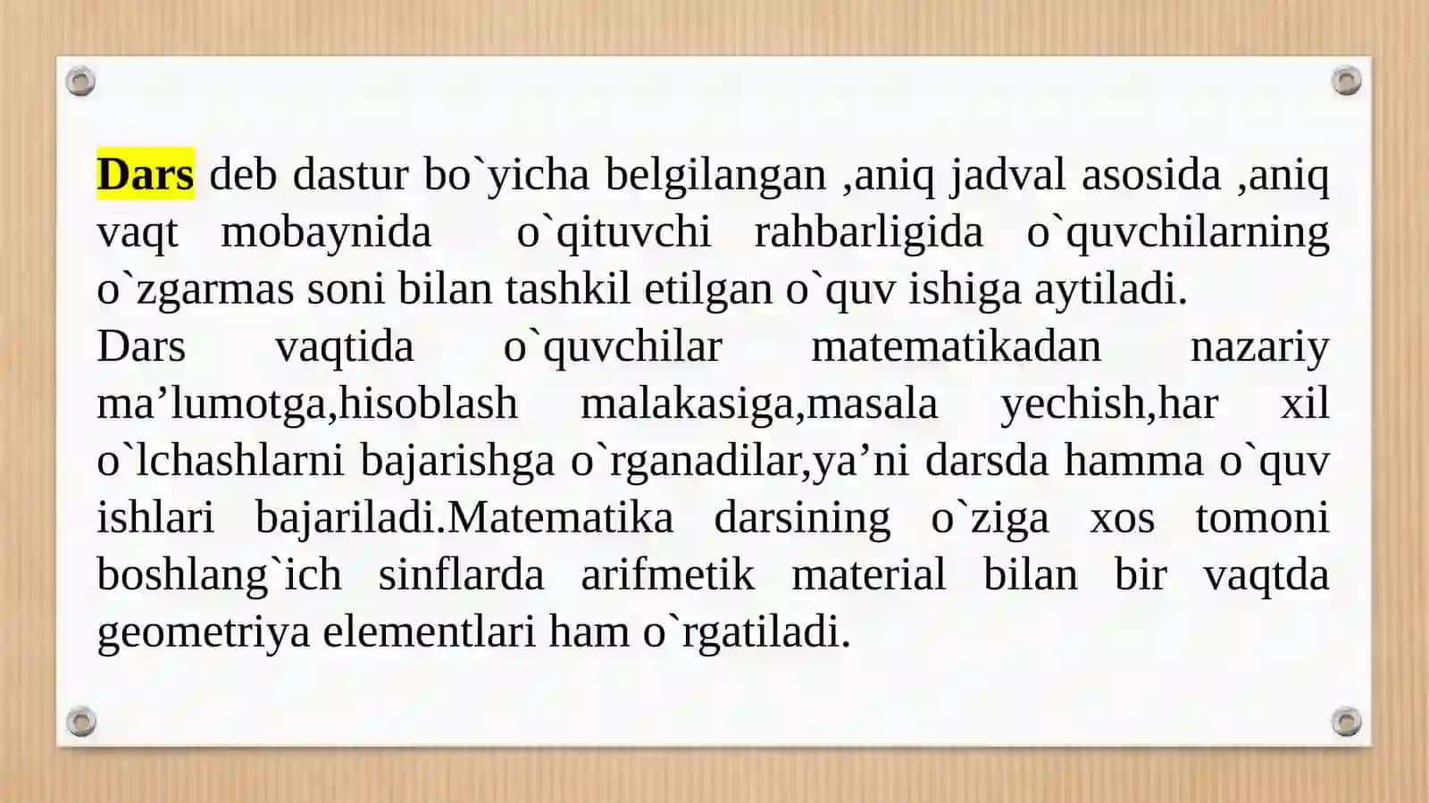 Boshlang‘ichsinflardamatematikao‘qitishnitashkilqilishshakllari 4