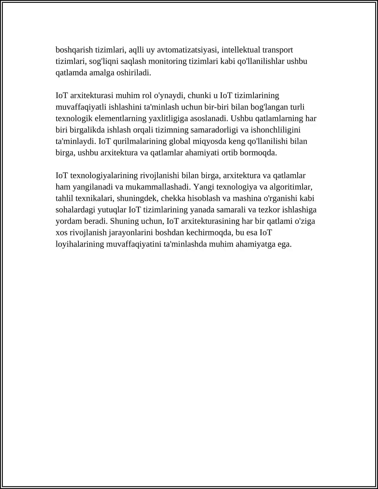 INTERNET NARSALAR (LOT) TEXNALOGIYASI VA QO'LLANILISHI 4