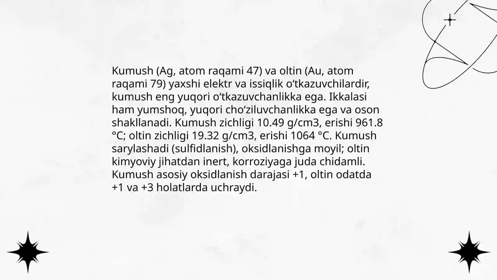 Kumush va oltin 4